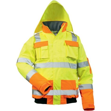 Veste haute visibilité MATS Taille 2XL, jaune/orange