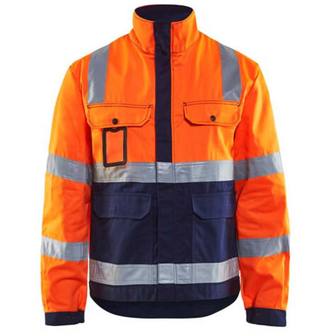 Veste haute visibilité Orange fluo/Marine - 402318045389 - Blaklader - taille XL