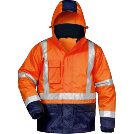 Veste haute visibilité Udo Taille S orange/ marine