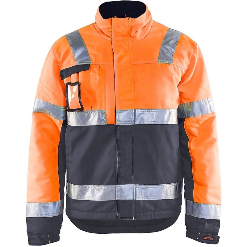 Veste de travail hiver haute visibilité 4862 - Orange fluo/Gris anthracite l