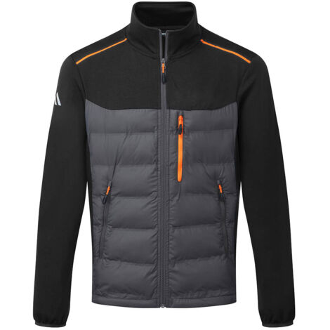 veste hybride baffle - taille s - noir - portwest