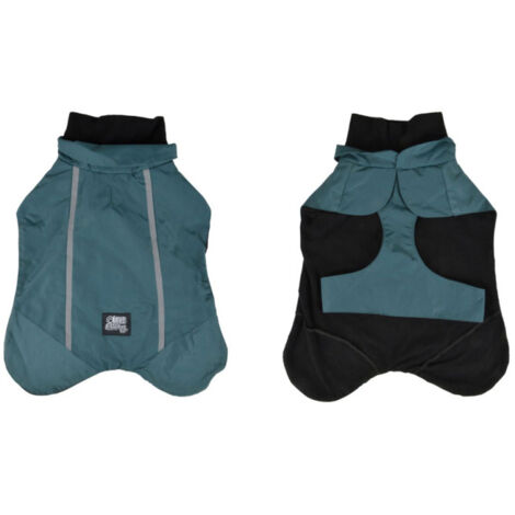 Veste Imperméable Chien "Polaire" 30cm Émeraude