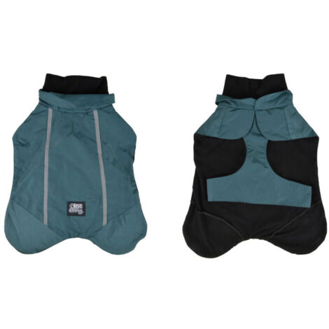 Veste Imperméable Chien "Polaire" 40cm Émeraude