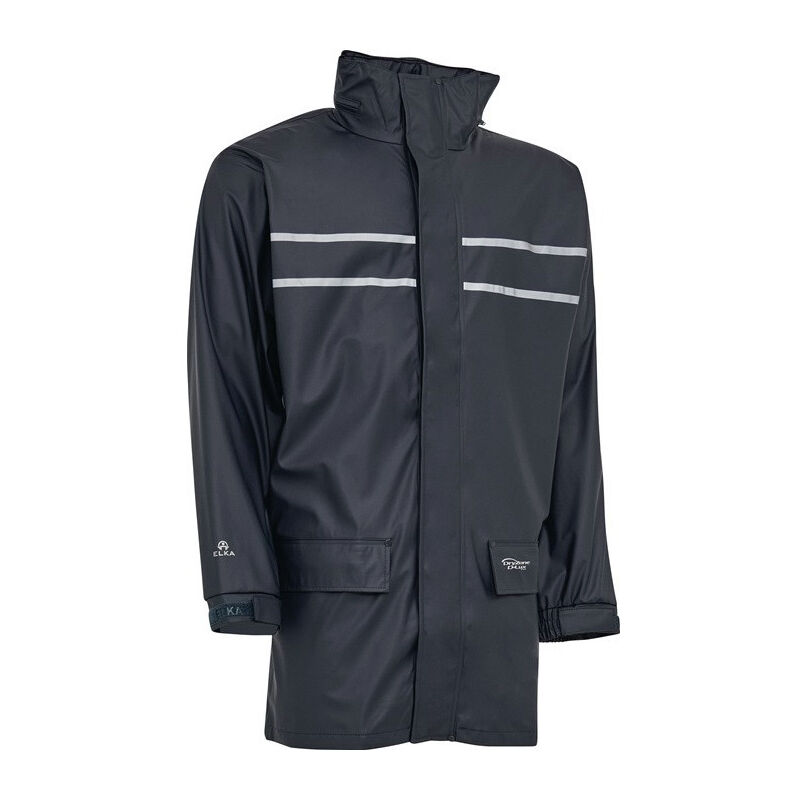 FP - Veste imperméable dry zone d-lux Taille m marine elka rainwear