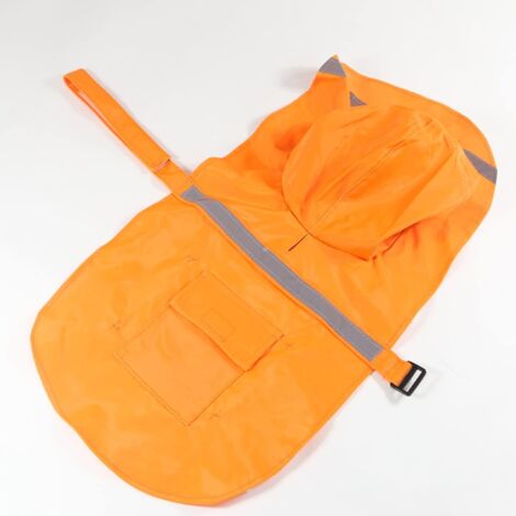 Veste imperméable pour animaux de compagnie (1 pièce) - Séchage rapide et légère - Capuche