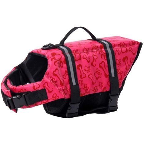 Veste imperméable pour chiens, polyester, S, rose