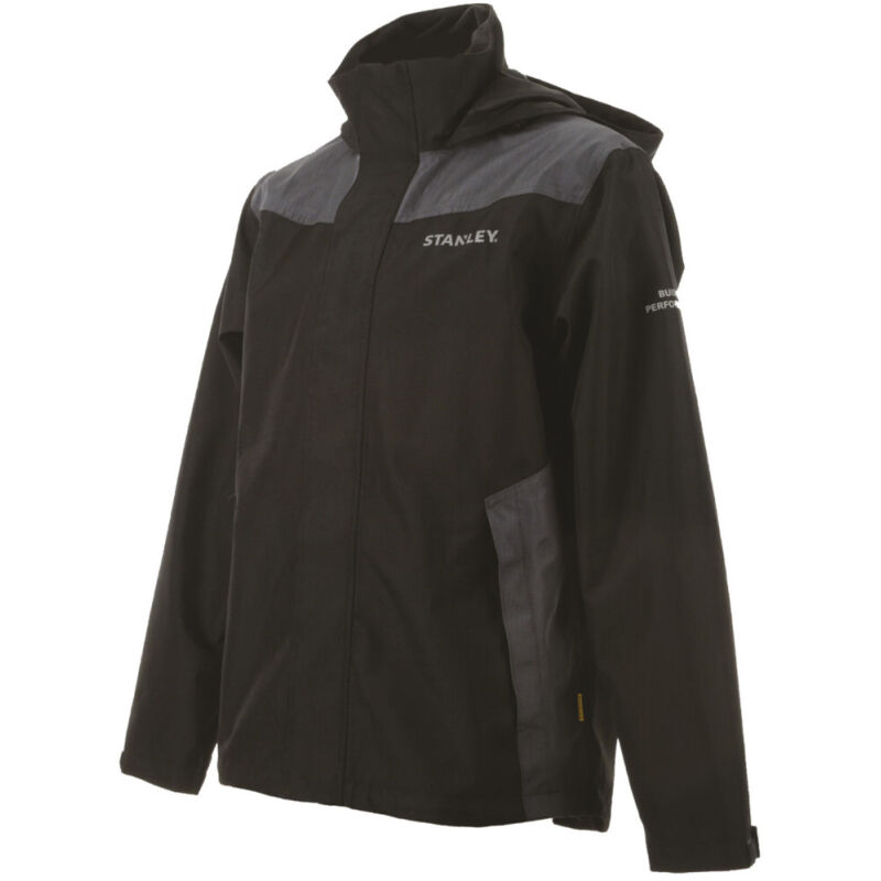 Veste Imperméable Stanley Assent – Résistante, légère et pratique, idéale pour le travail et les activités extérieures - XXL Veste Imperméable Stanley Assent – Résistante, légère et pratique, idéale pour le travail et les activités extérieures - XXL