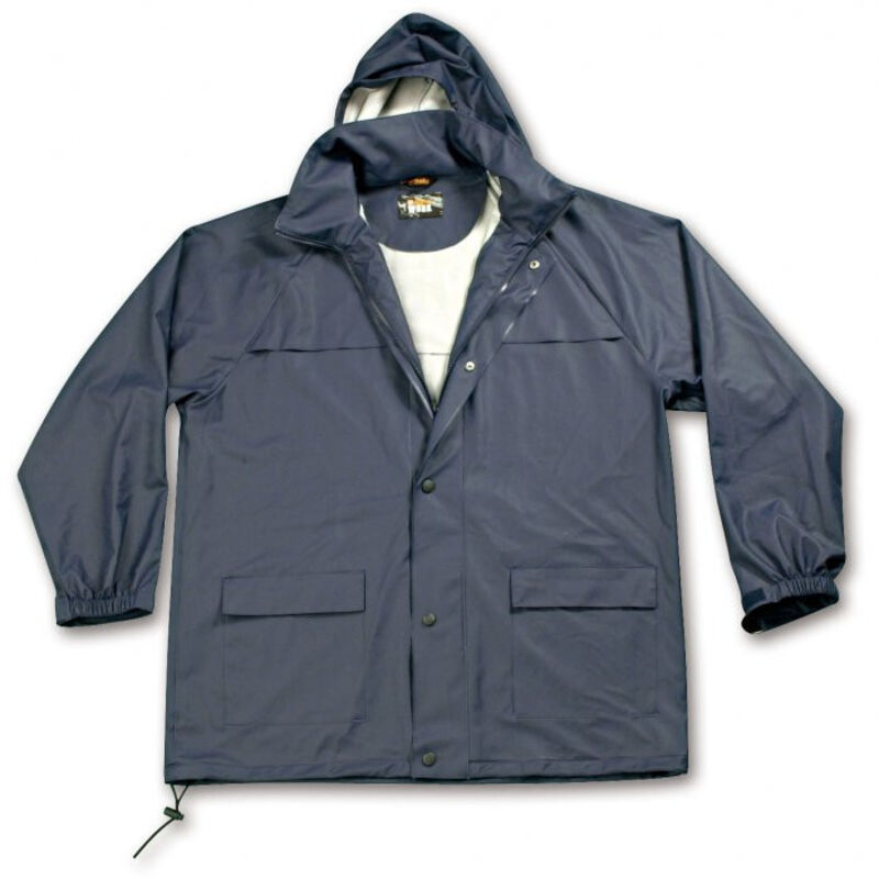 Veste De Travail Imperméable En Pvc Bleu L - Be 079790003