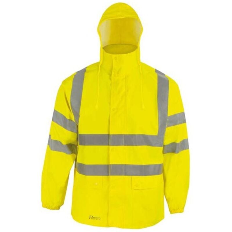 Veste de pluie rjg, Taille 3XL, jaune