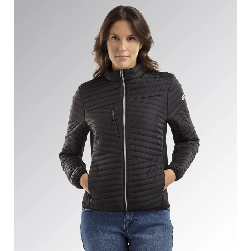 Diadora - Veste de travail légère Femme padded jacket athena - Noir s
