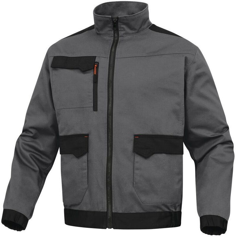 Delta Plus - Veste de travail multipoches MACH2 V3 gris/orange T3XL M2VE3GO3X