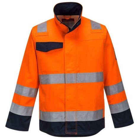 Veste Modaflame Orange/marine Ris Couleur : Orange/marine Taille Xxl - Portwest