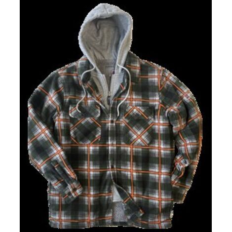 Veste polaire à carreaux Terrax Workwear, taille L