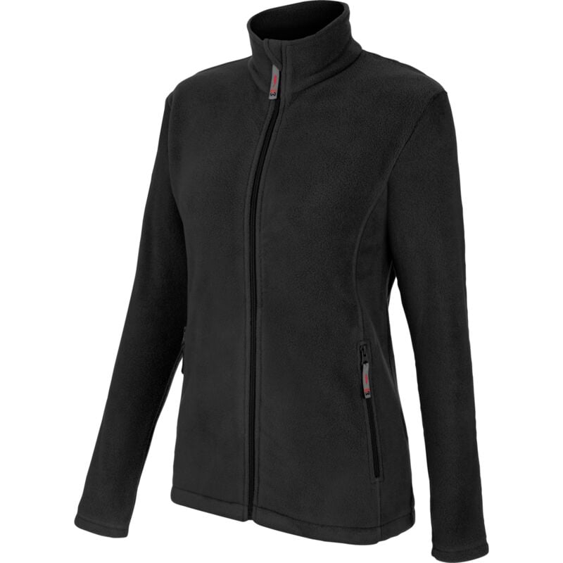 Veste polaire de travail zippée femme Job + Würth Modyf noire s