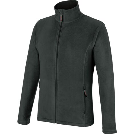 Veste polaire de travail zippée Job + Würth MODYF anthracite M