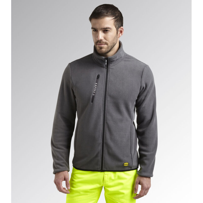Veste de travail polaire zippée sweat pile fz - Gris Acier 3XL