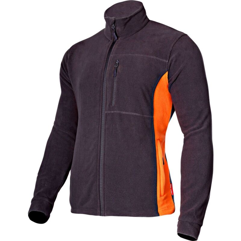 Veste Polaire, Graphite Et Orange, '3xl', Ce, Lahti