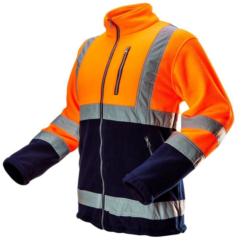 Sweat-shirt polaire Warning, orange, taille M