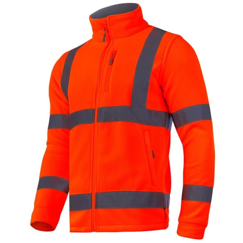 Veste Polaire Haute Visibilité Orange, "xl", Ce, Lahti