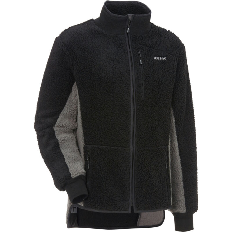 Veste polaire KOX noir/gris
