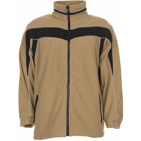 Veste polaire Plaline sable/noir Taille L - sand/schwarz