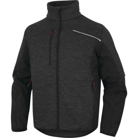 Veste polaire Unisexe Delta Plus NAGOYA2, Noir, Gris, L ( Prix pour 1 )