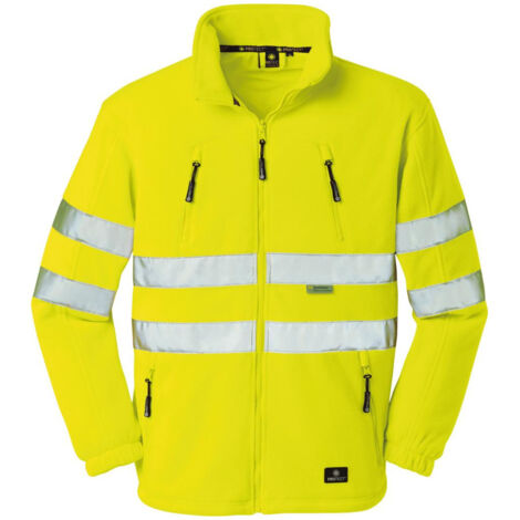 Veste polaire Warning Seattle, jaune fluo, taille M
