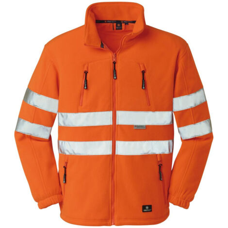 Veste polaire Warning Seattle, orange fluo, taille 2XL
