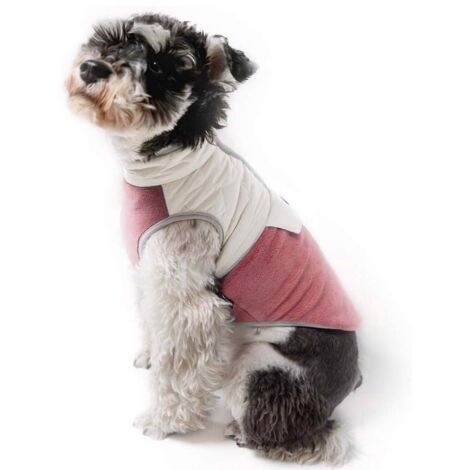 Veste pour chien, sweat-shirt polaire, pull rose, taille L