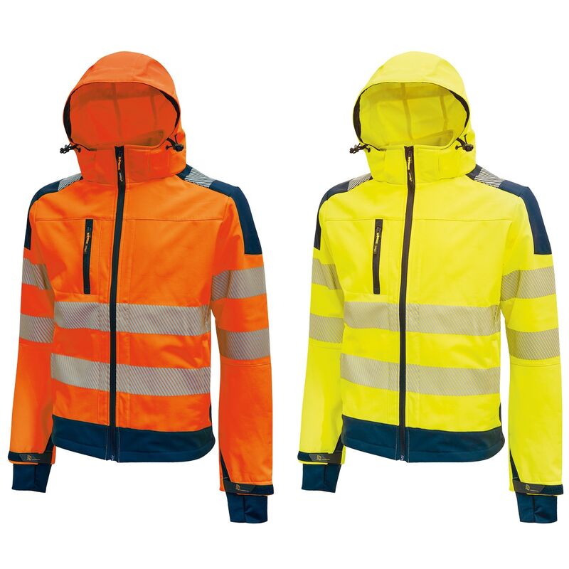 U-power - Veste haute visibilité Miky en softshell - l - Jaune - Jaune