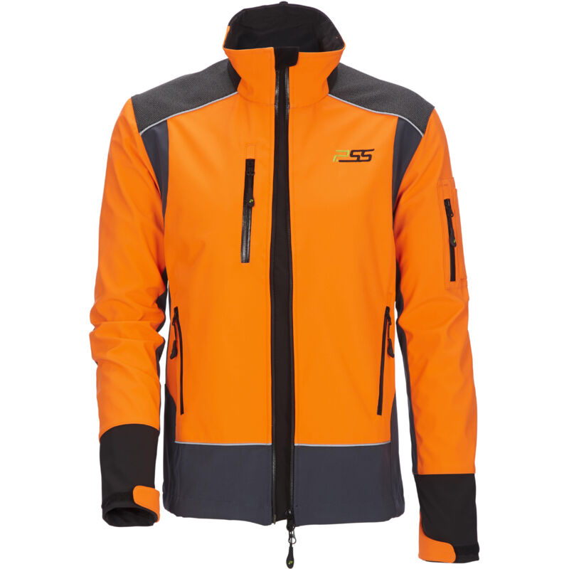 PSS - Veste Soft Shell X-treme Shell de orange/gris, taille l