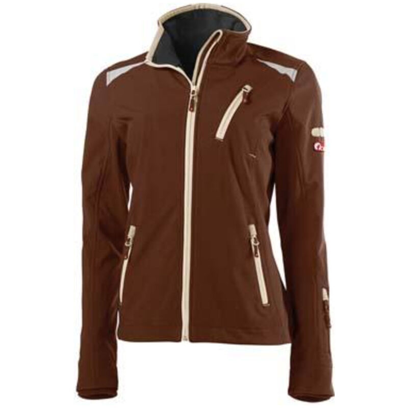Veste softsbrillant femme 24, Brown/beige,Taille xxl