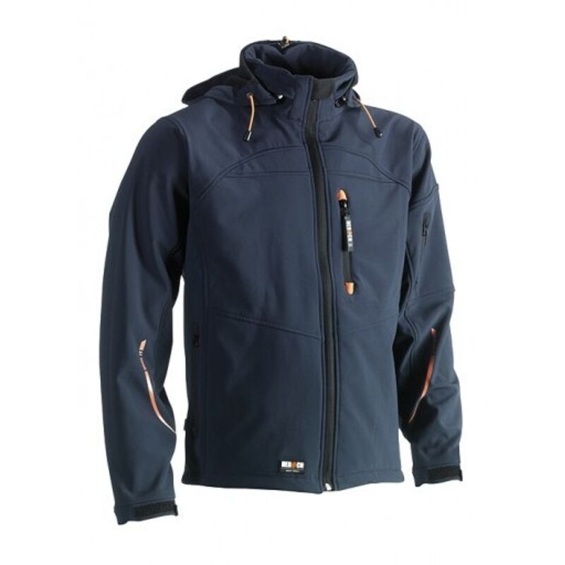 Herock - Veste softshell a capuche Poseidon Bleu Marine m Herock - Veste softshell a capuche Poseidon Bleu Marine m