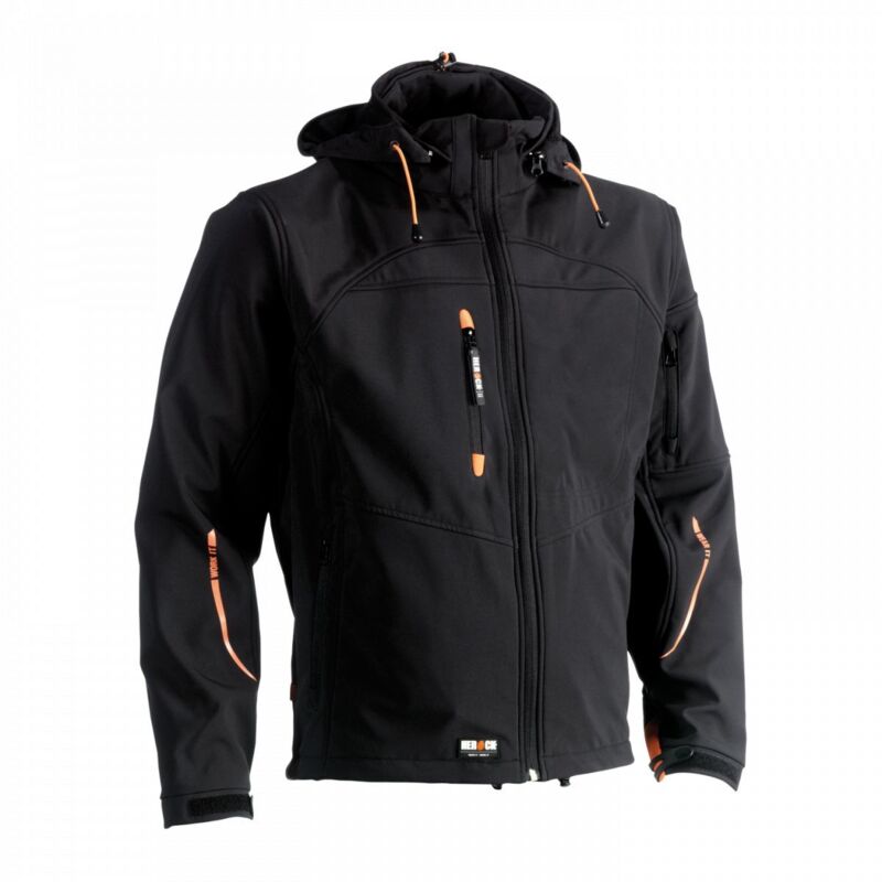 Veste softshell a capuche Poseidon Herock Noir xxl