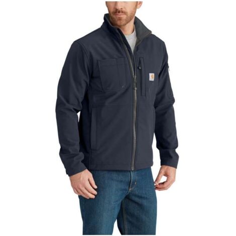 Veste softshell à capuche Rough Cut CARHARTT 103829 - Bleu foncé - S