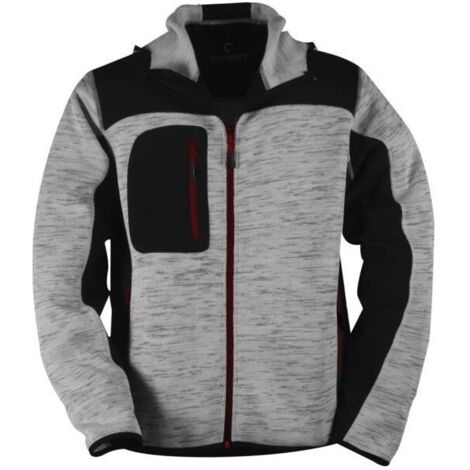 Veste Softshell Bora Gris Clair - Noir Taille Xl - Coverguard