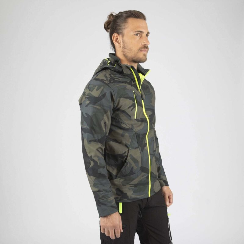 Blouson de travail borel wood/jaune fluo taille 3 xl