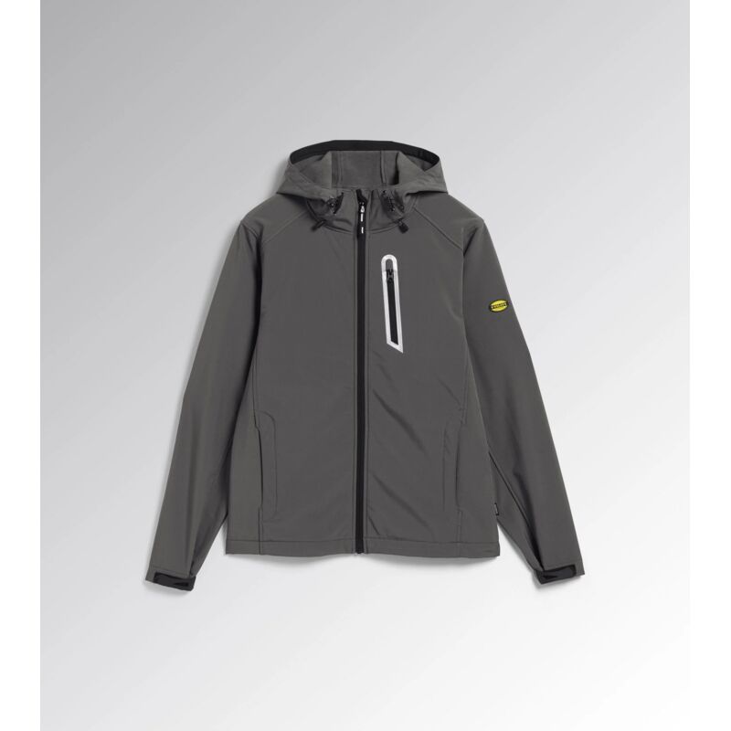 Veste de travail à capuche softshell sail - Gris charbon xl
