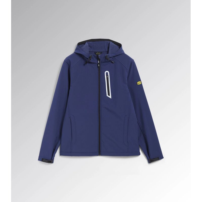 Veste de travail à capuche softshell sail - Bleu s