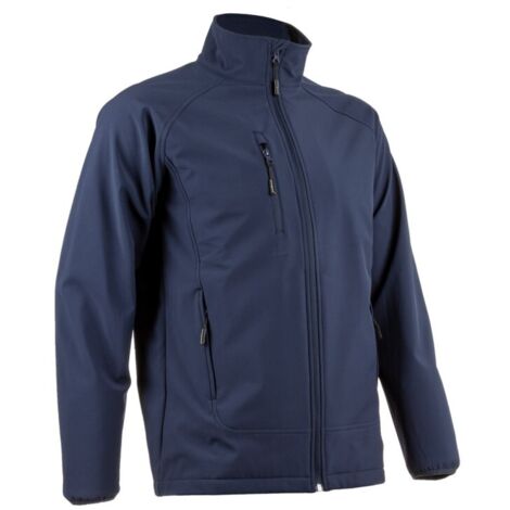 Veste Softshell de travail imperméable - Bleu marine SOBA - CoverGuard  M
