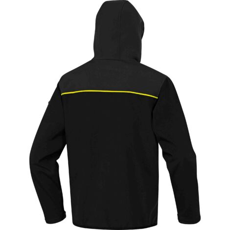 Veste softshell Delta Plus HORTEN2 3 couches Noir/Jaune L