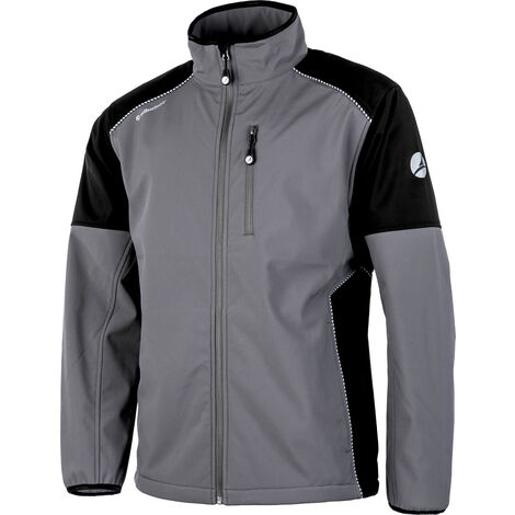 Veste softshell EXPERT 360° - gris/noir M - 40/42