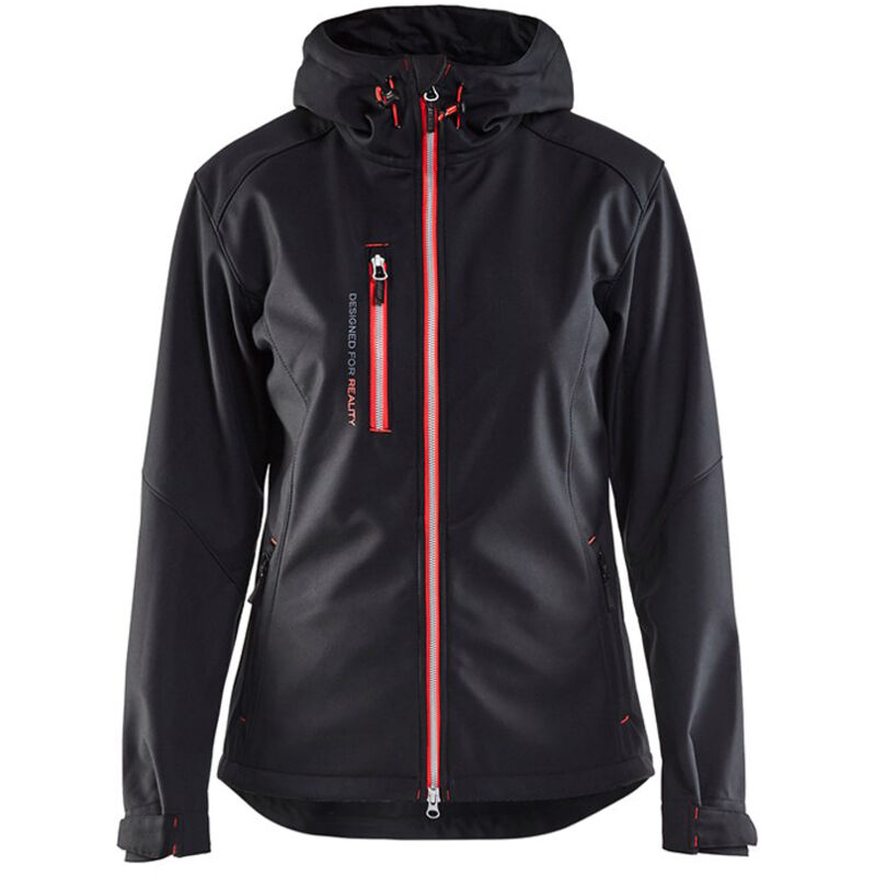 Giacca softshell bicolore Blaklader da donna Nero / Rosso L