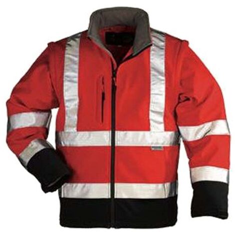 MyShoeStore Haute Visibilit/é Visibilit/é Toison R/éversible /Étanche Gilet Gilet sans Manche