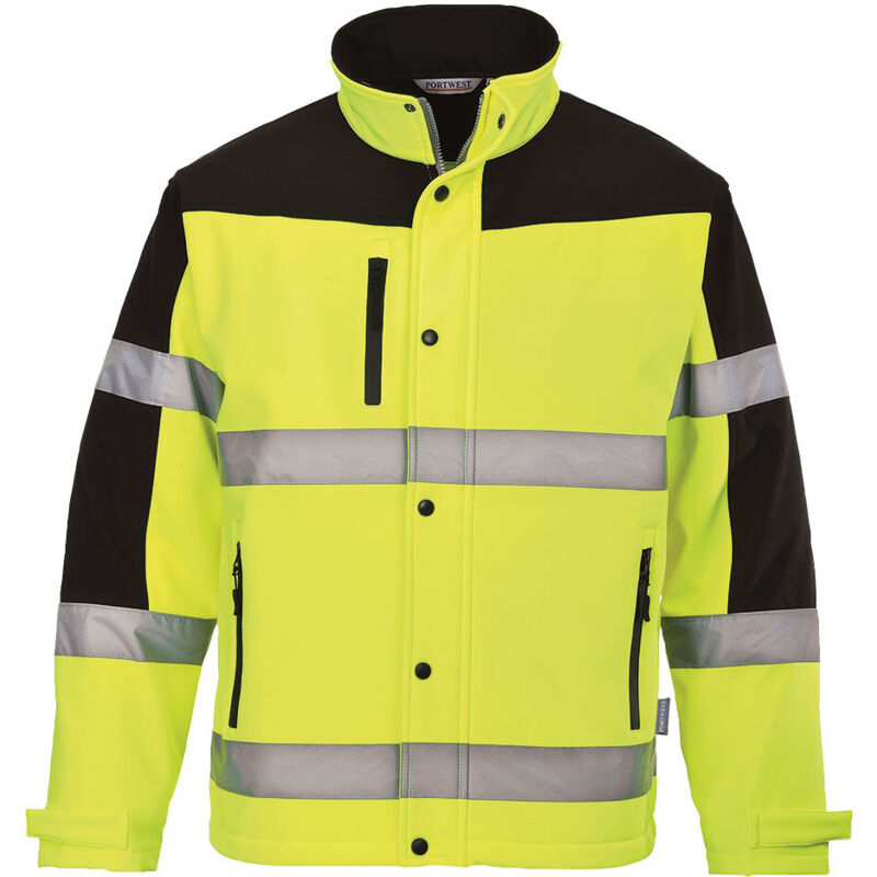 Softshell hv Bicolore (3 couches) couleur : Jaune taille m Portwest