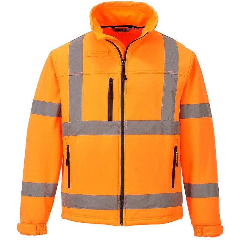 Veste softshell Classic Hi-Vis (3 couches) couleur : Orange taille m Portwest