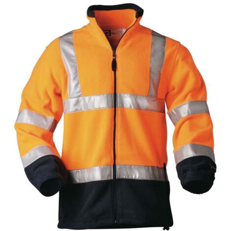 Veste softshell Haute visibilité Taille XL, orange/marine