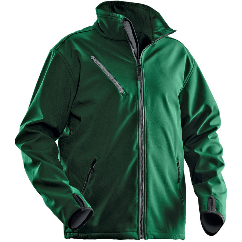 Veste Softshell Jobman 1201, vert, Taille l
