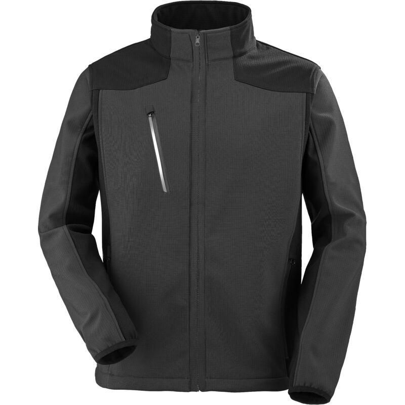 Cepovett - veste softshell manches amovibles terek gris charcoal/noir m