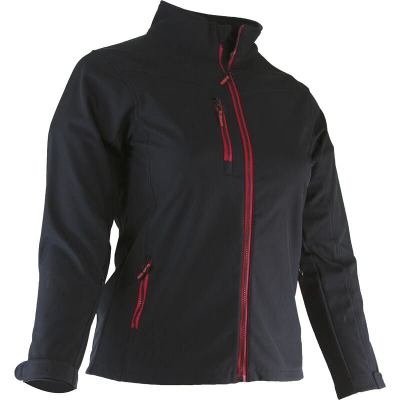 LMA - Veste Softshell bicolore femme - Couleur Noir - Taille Vêtement s